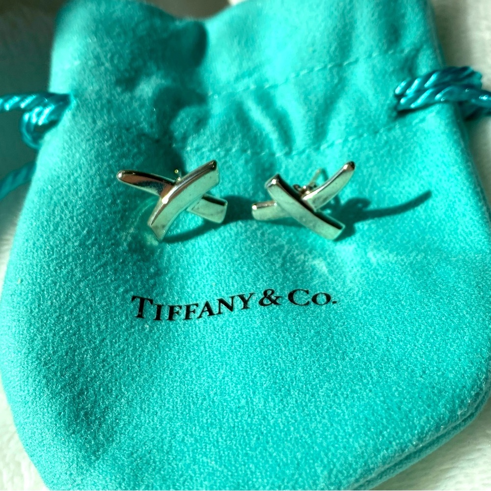 Tiffany & Co. Sterling Silver Paloma's Graffiti
X Earrings